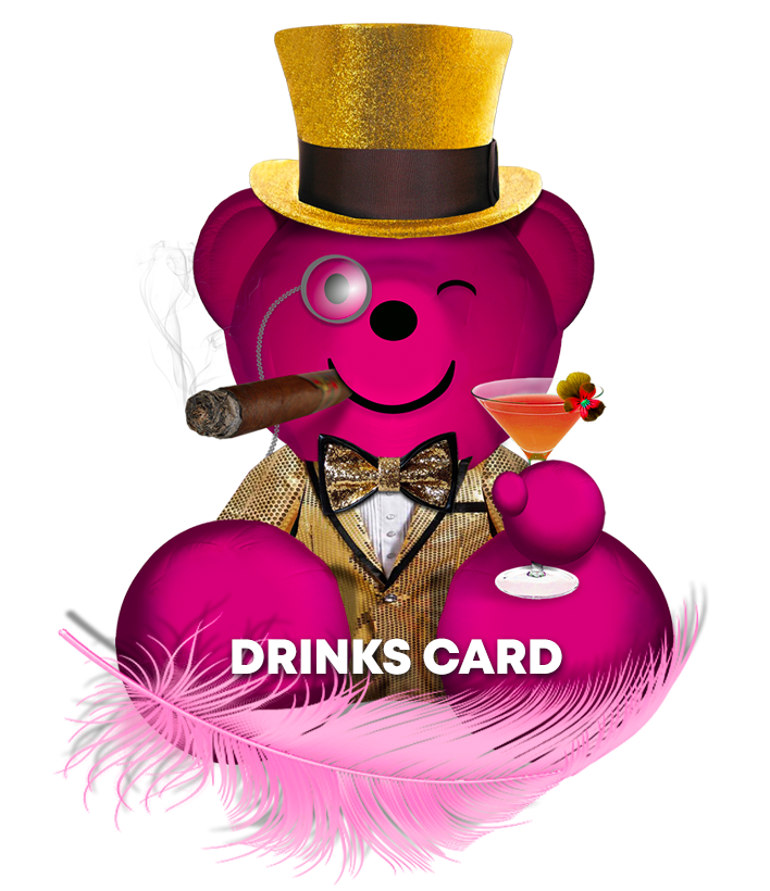 Logo Drinks card | Pink Paradise